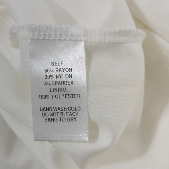 Lulu's White Sleeveless Plunge Mini Dress Size S - Picture 6 of 6